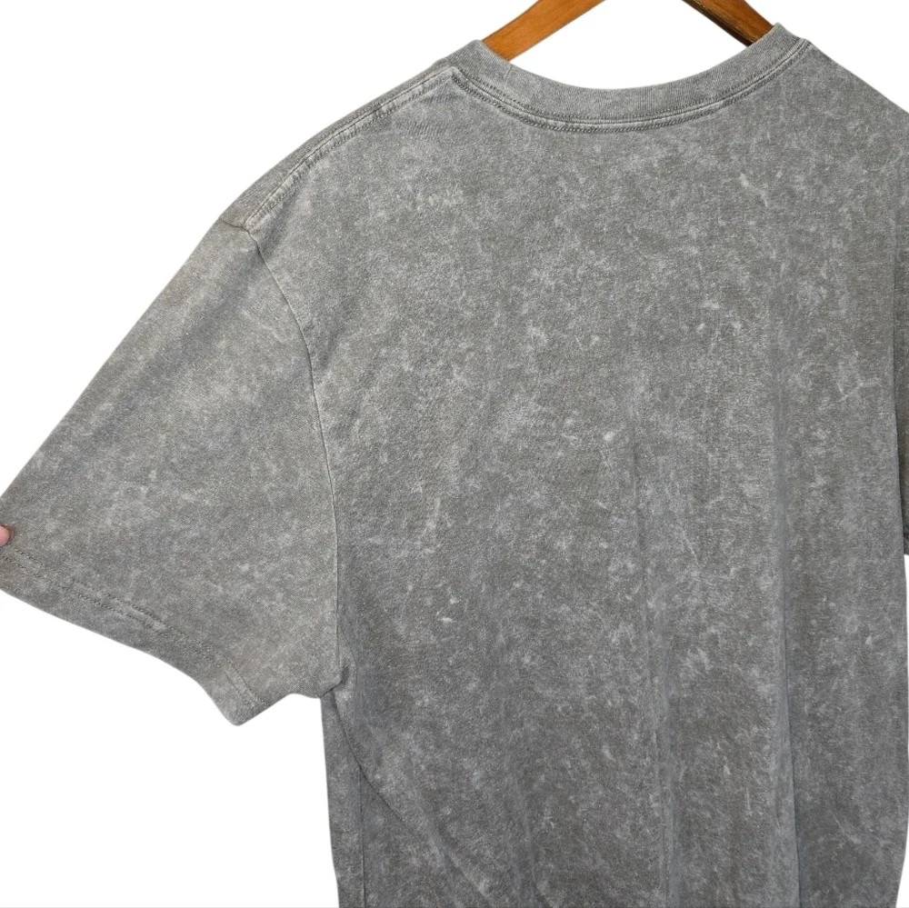 Aerosmith Graphic Band Tee Gray Distressed Vintage Style Men’s Size Large
